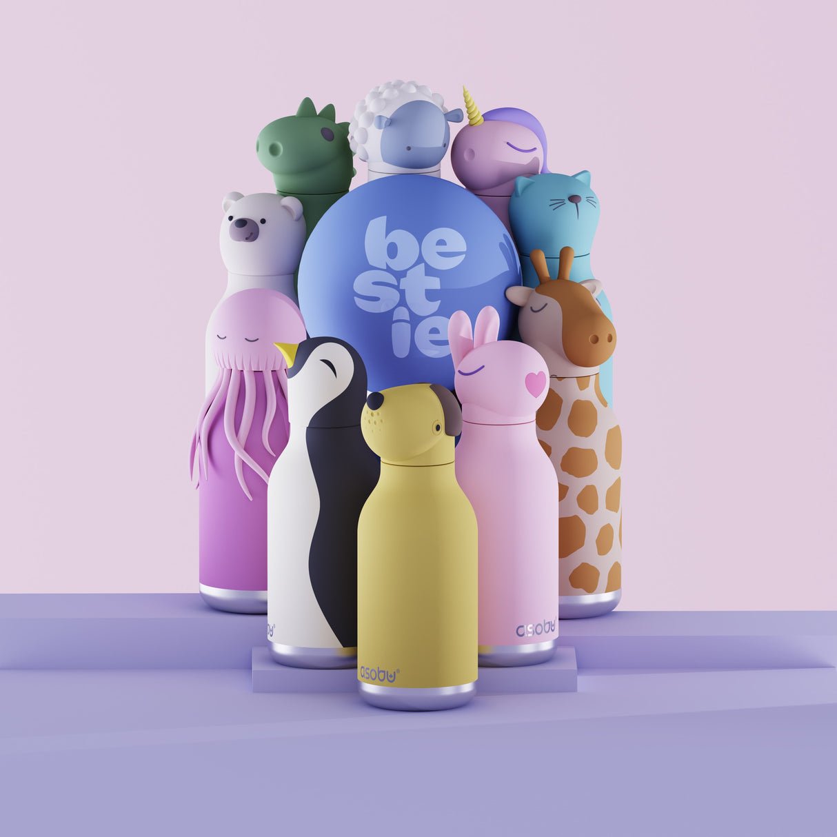 Trinkflasche Bestie - Einhorn