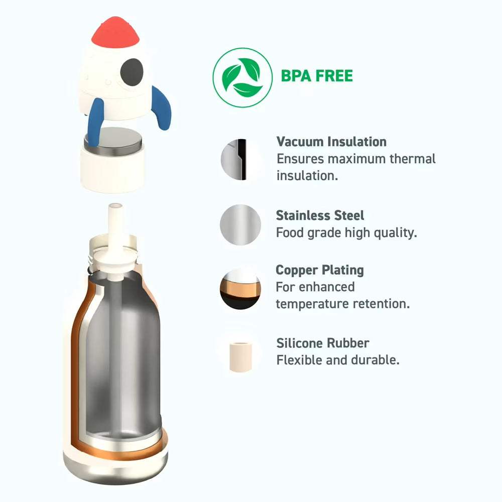 Trinkflasche Bestie - Rakete