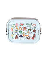 Lunchbox/ ABC Print blau 800 ml
