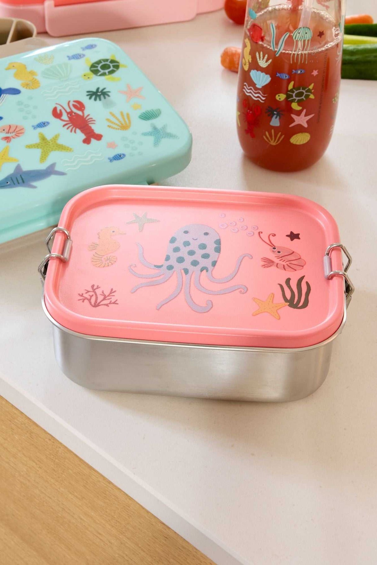 Lunchbox Coral Ocean Print 800ml