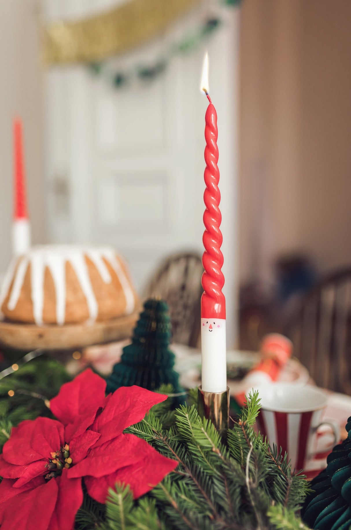 Stabkerzen Weihnachtsmann - korbmayer. ganz besonders. für kinder.