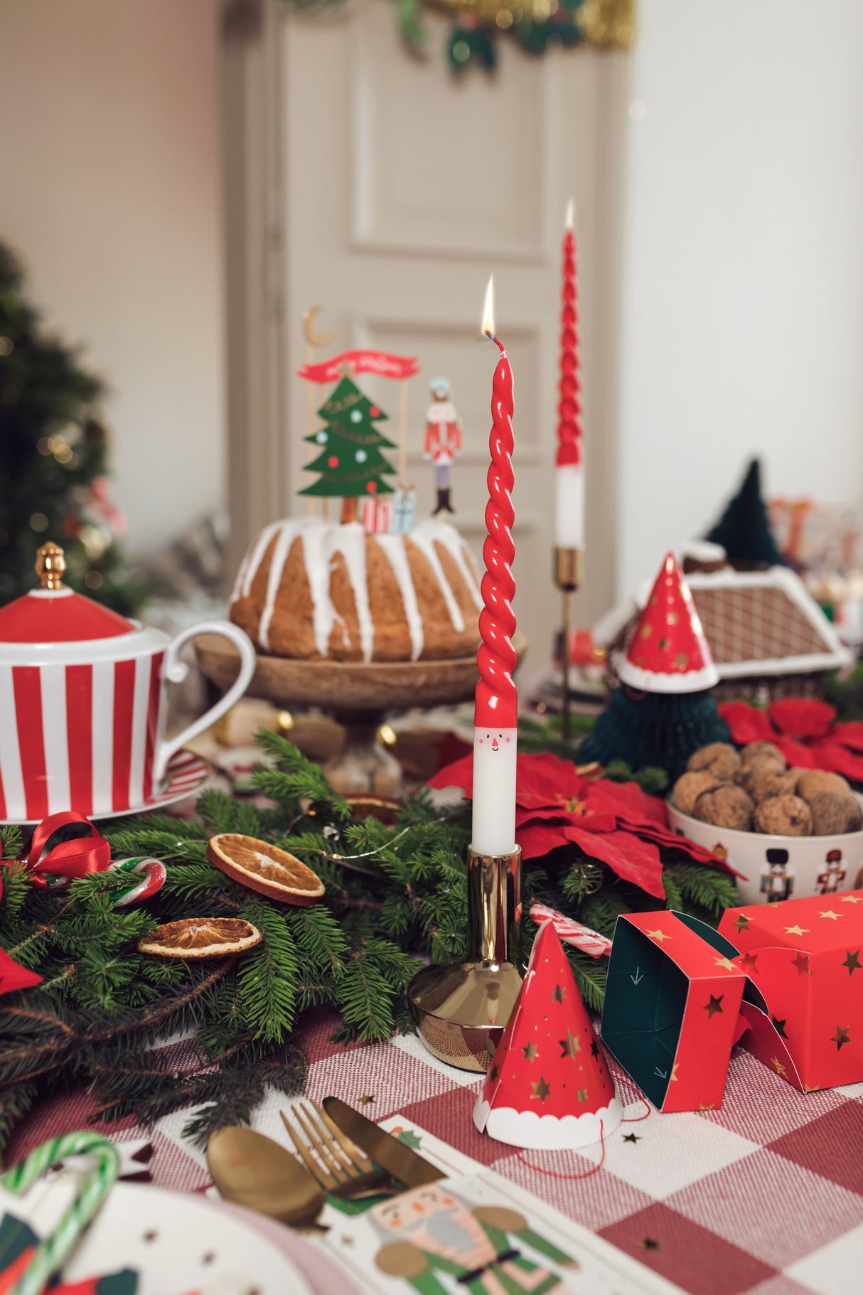 Stabkerzen Weihnachtsmann - korbmayer. ganz besonders. für kinder.