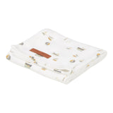 Musselintuch 120x120 Sailors Bay White