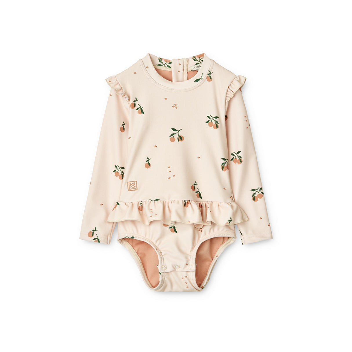 Sille Baby Bade-Jumpsuit/ peach-sea shell