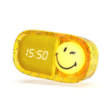 Dreamy Clock Smiley - Wecker und Nachtlicht Gelb