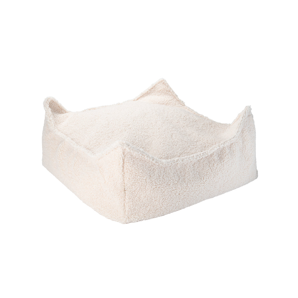 Square Ottoman/ Cream White - korbmayer. ganz besonders. für kinder.