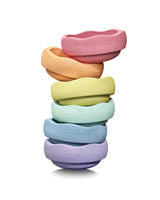 Stapelstein Rainbow Pastel Set 6 - korbmayer. ganz besonders. für kinder.