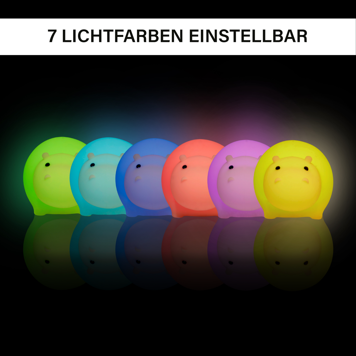 Kinderbadelicht Swimmy Hippo