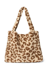 Mom Bag "Teddy Leopard Ecru"