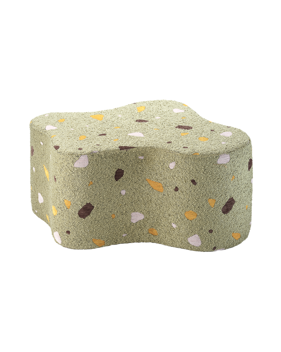 Cloud Pouffe/ Terrazzo Moss