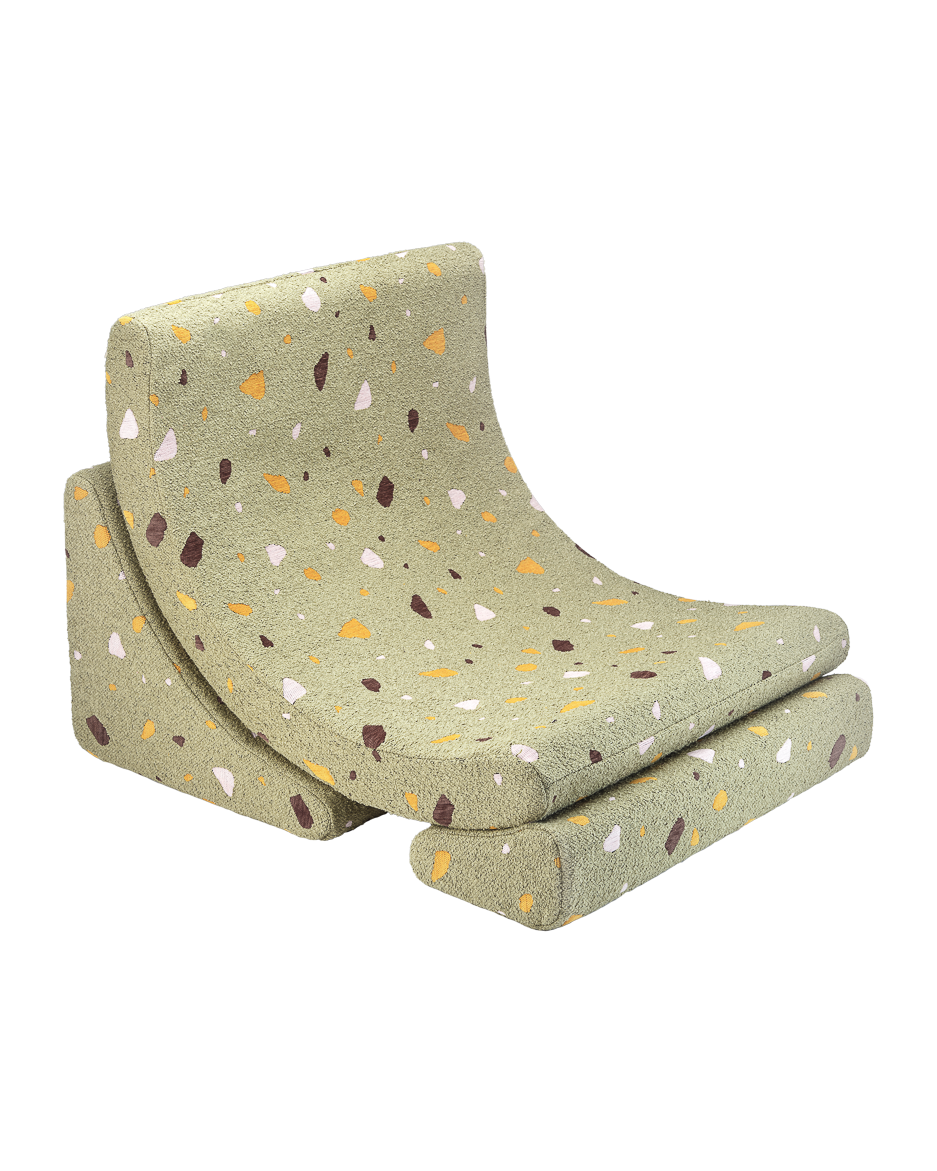 Moon Chair/ Terrazzo Moss