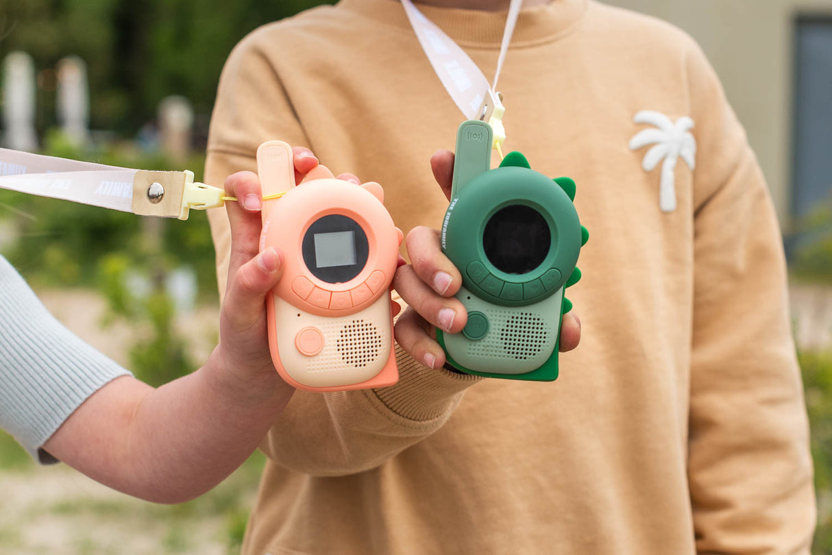 Walkie Talkie/ Dino Grün & Pink
