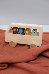 Holz Bus TiereTrixie BabyHolz Bus Tierekorbmayer. ganz besonders. für kinder.