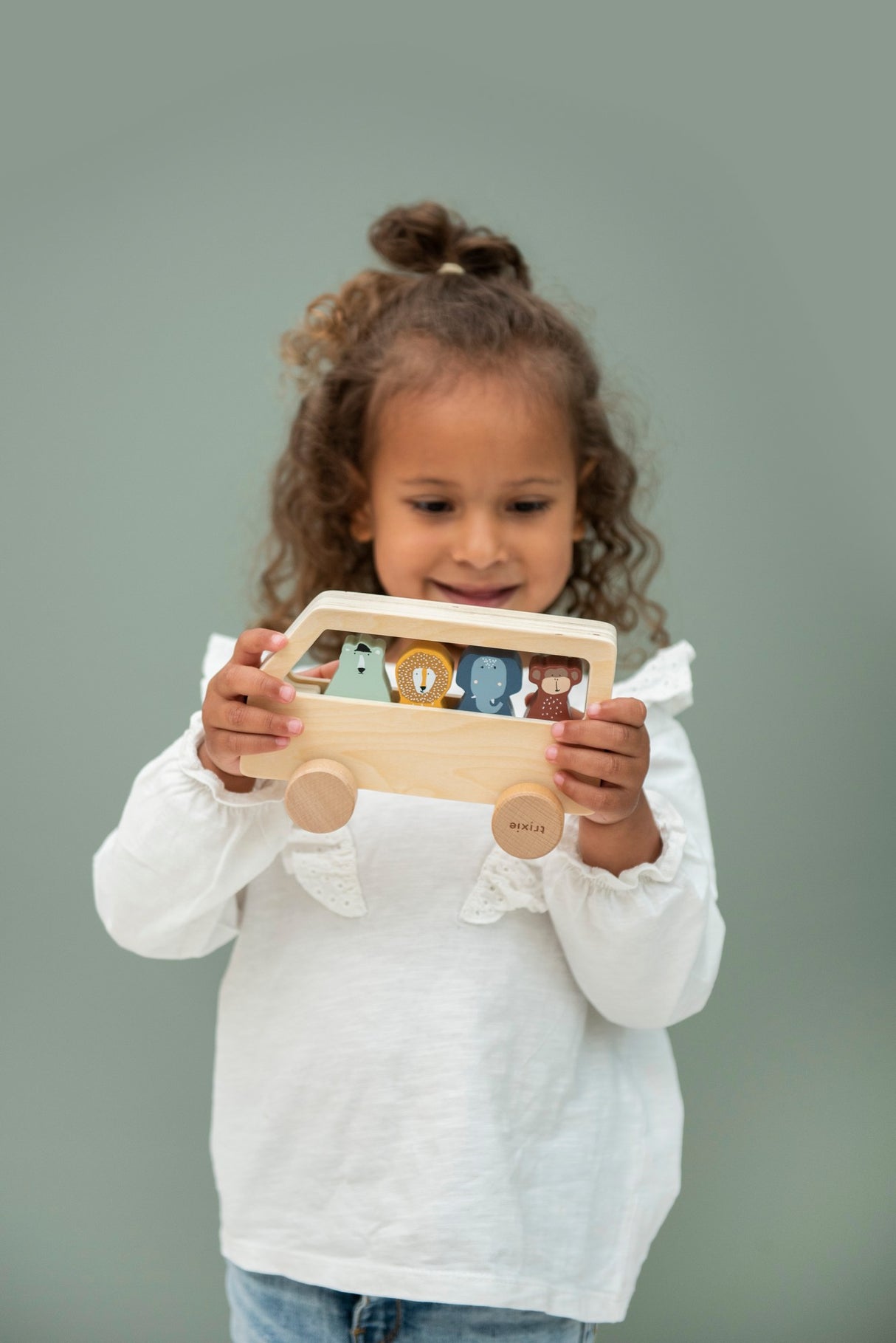 Holz Bus TiereTrixie BabyHolz Bus Tierekorbmayer. ganz besonders. für kinder.