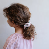 Satin Edge Scrunchie - Peach