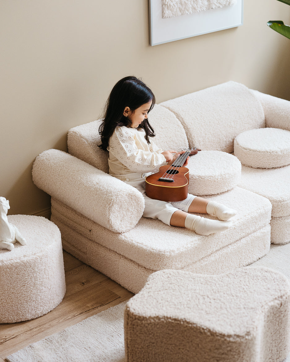 Settee/ Cream White
