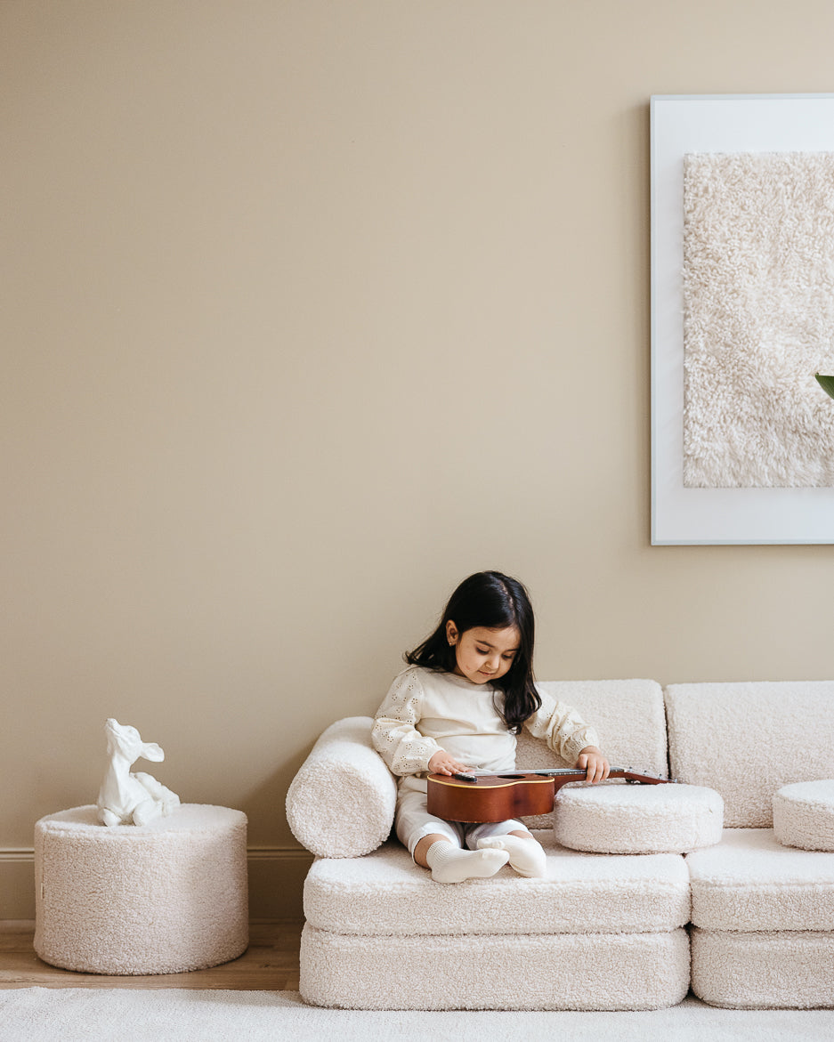 Settee/ Cream White