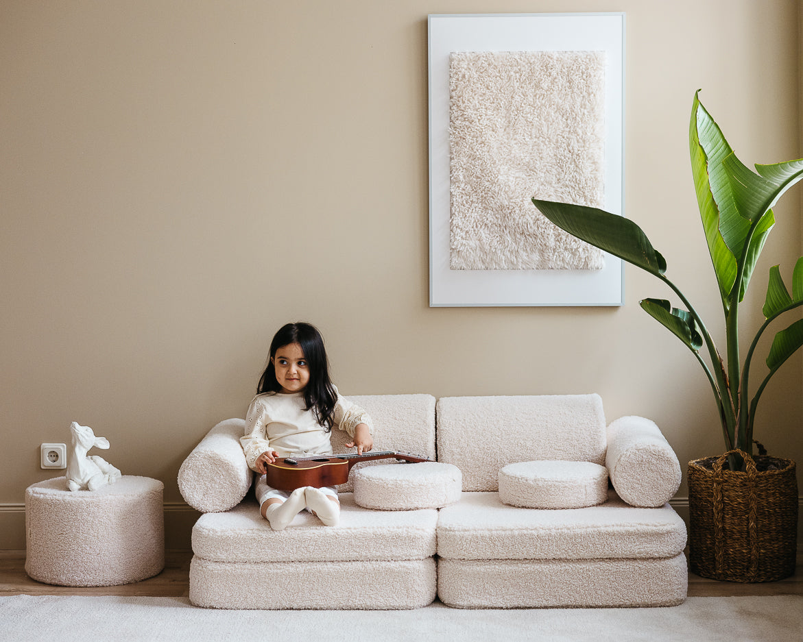 Settee/ Cream White