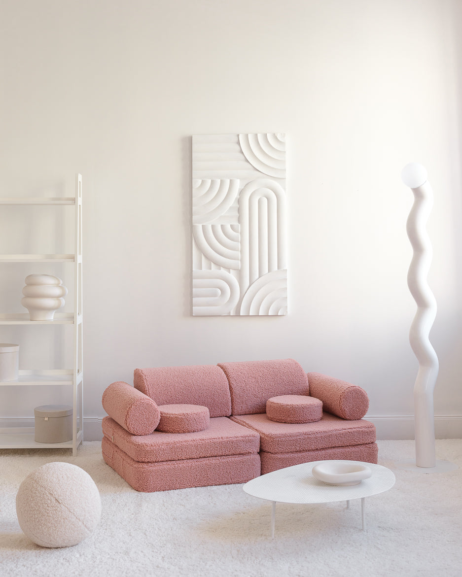 Settee/ Guava Pink