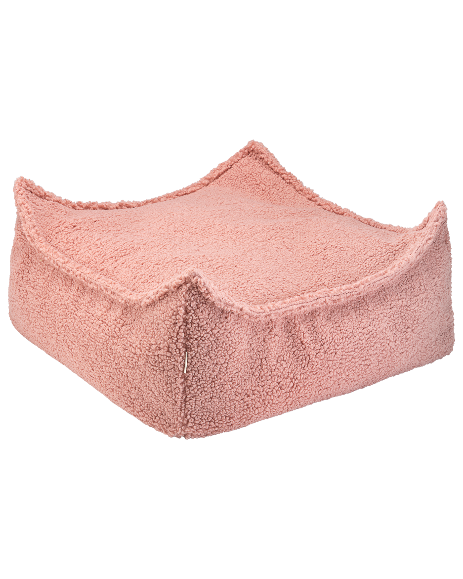 Square Ottoman/ Guava Pink