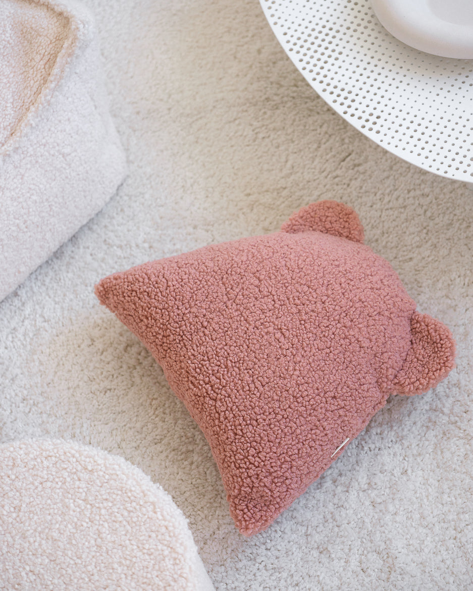 Bear Cushion/ Guava Pink