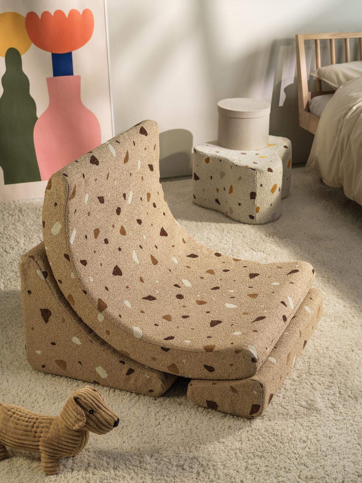 Moon Chair/ Terrazzo Sand