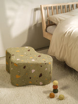 Cloud Pouffe/ Terrazzo Moss