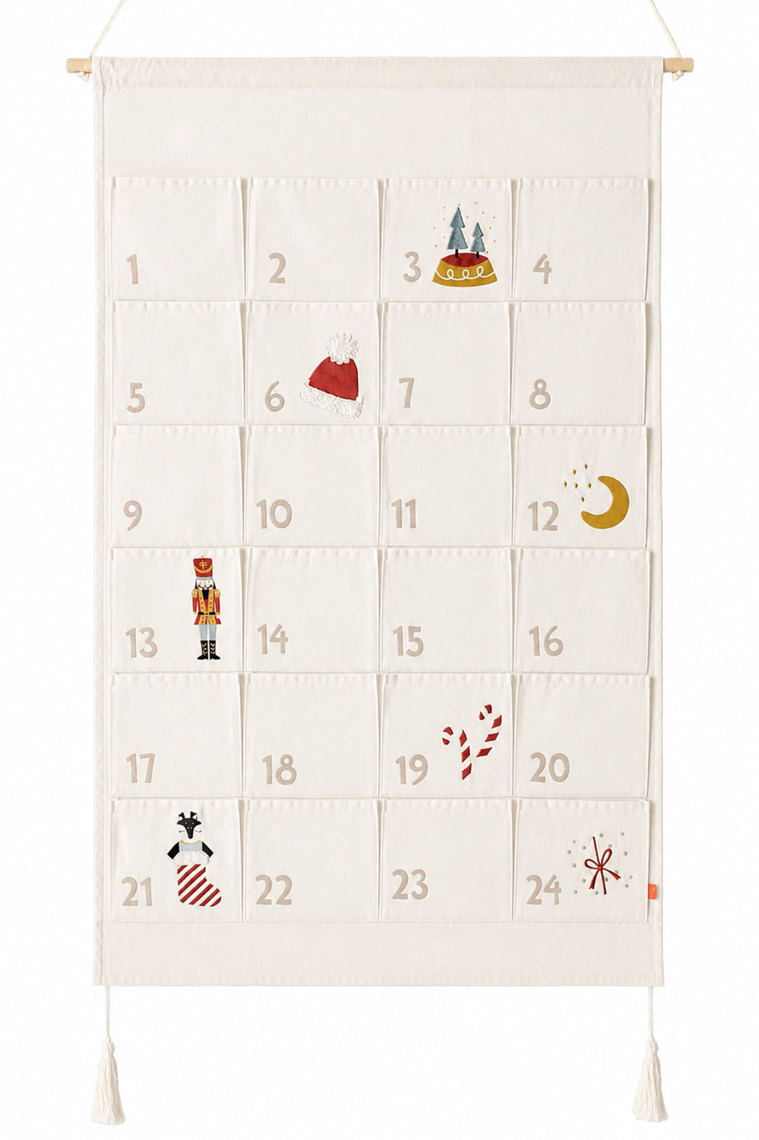 Adventskalender mit Slalom-Optik 
(B-Ware)