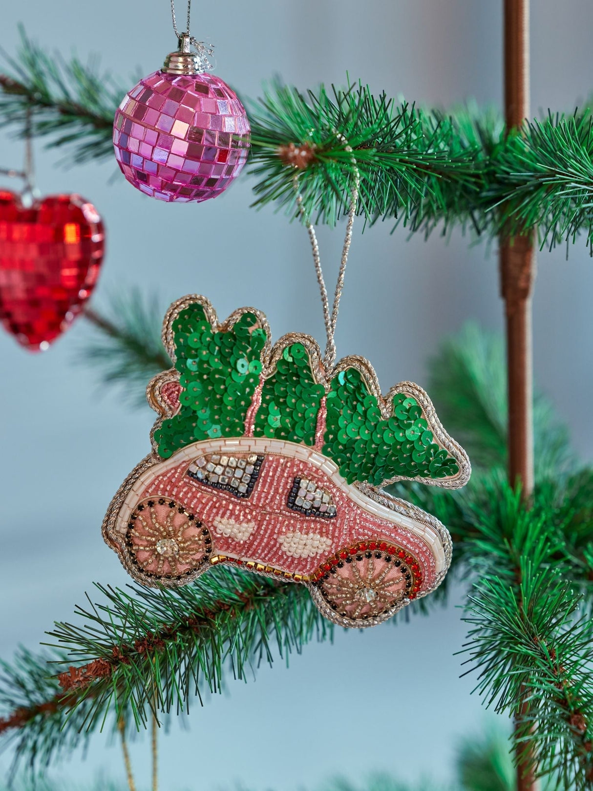 Weihnachtsanhänger -  Auto
