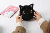 Kissen mit Nachtmaske BLACK CAT