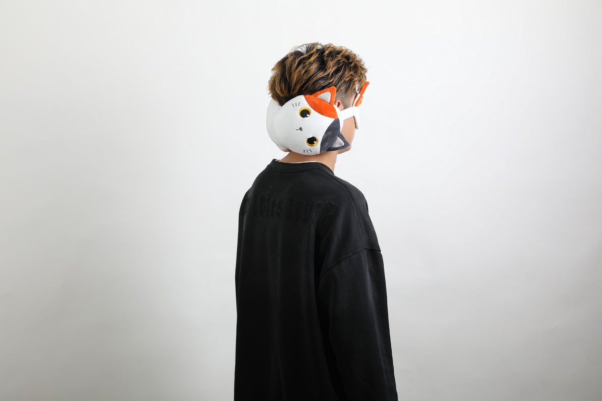 Kissen mit Nachtmaske ORANGE CAT