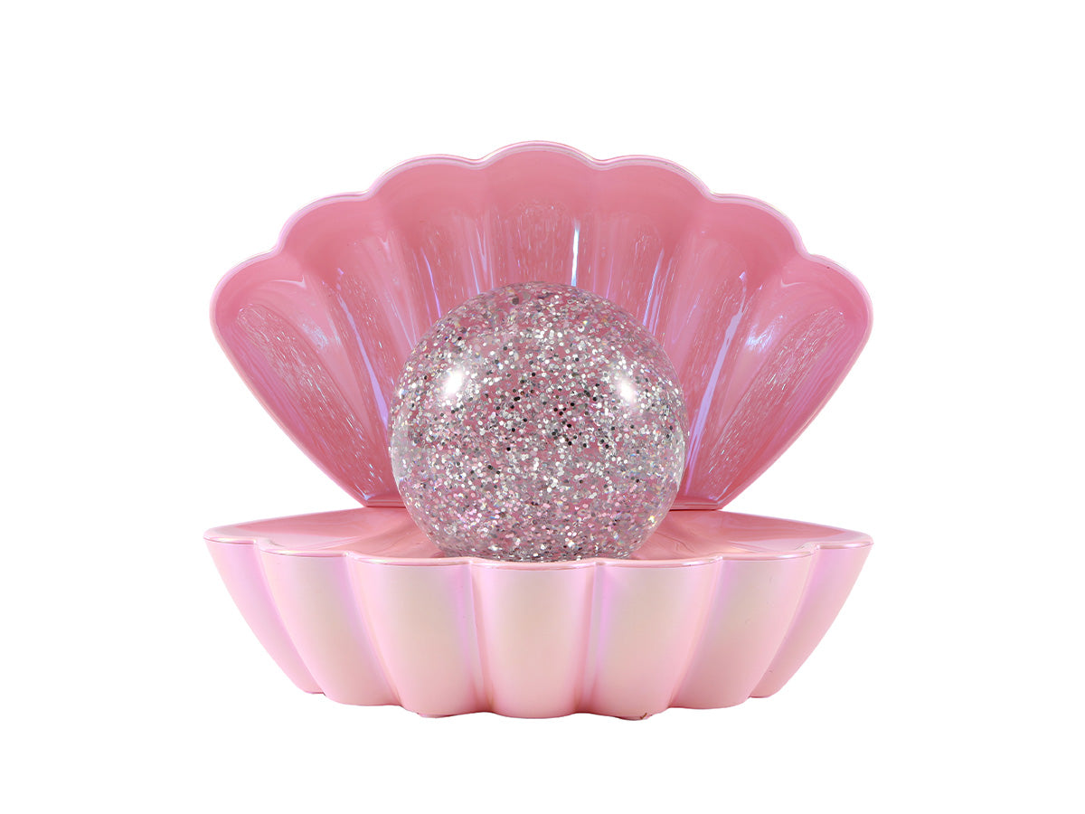 Muschel-Lampe Perlrose