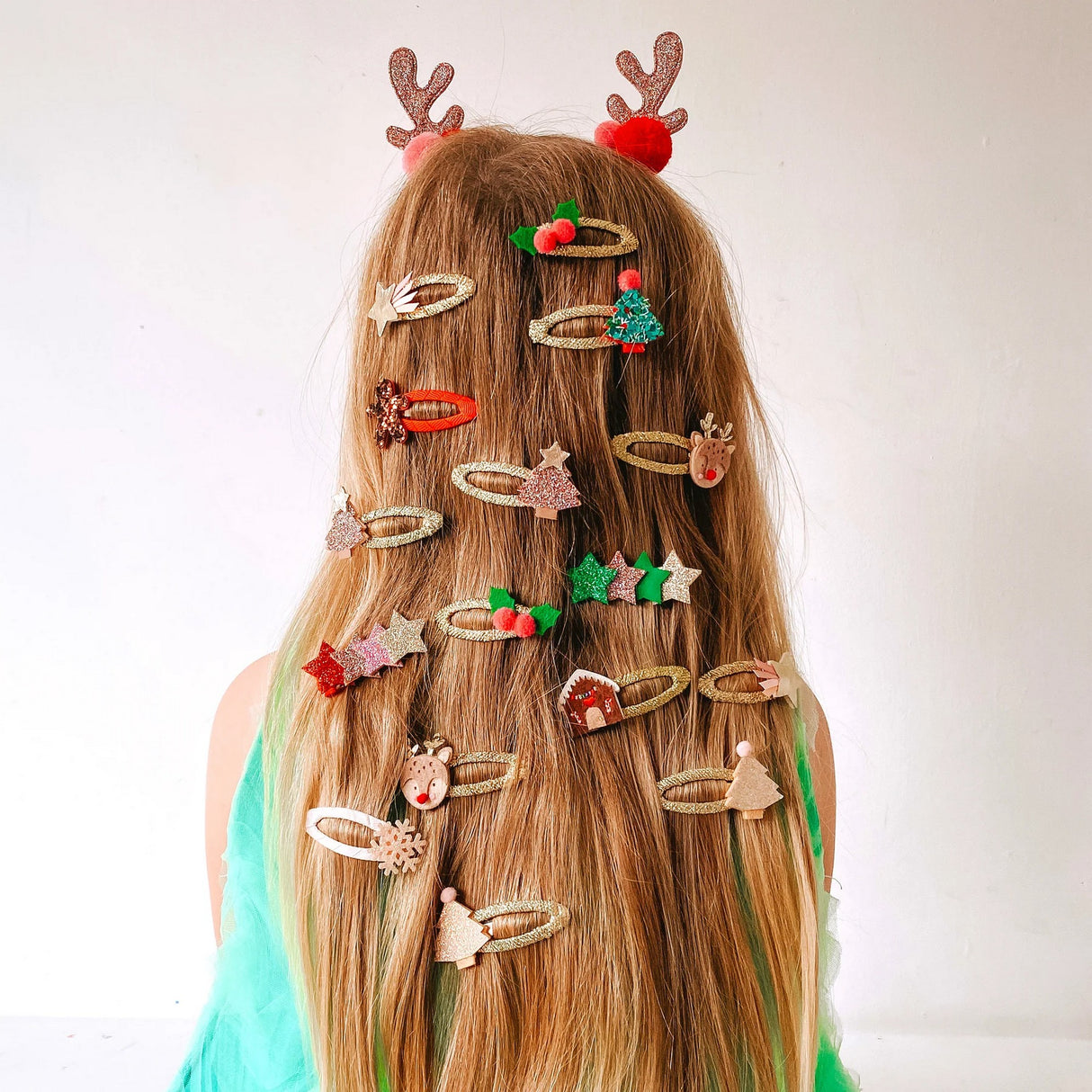 Haarspangen Glitter Star