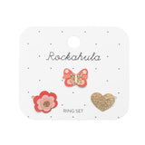 Bella Butterfly Ring Set