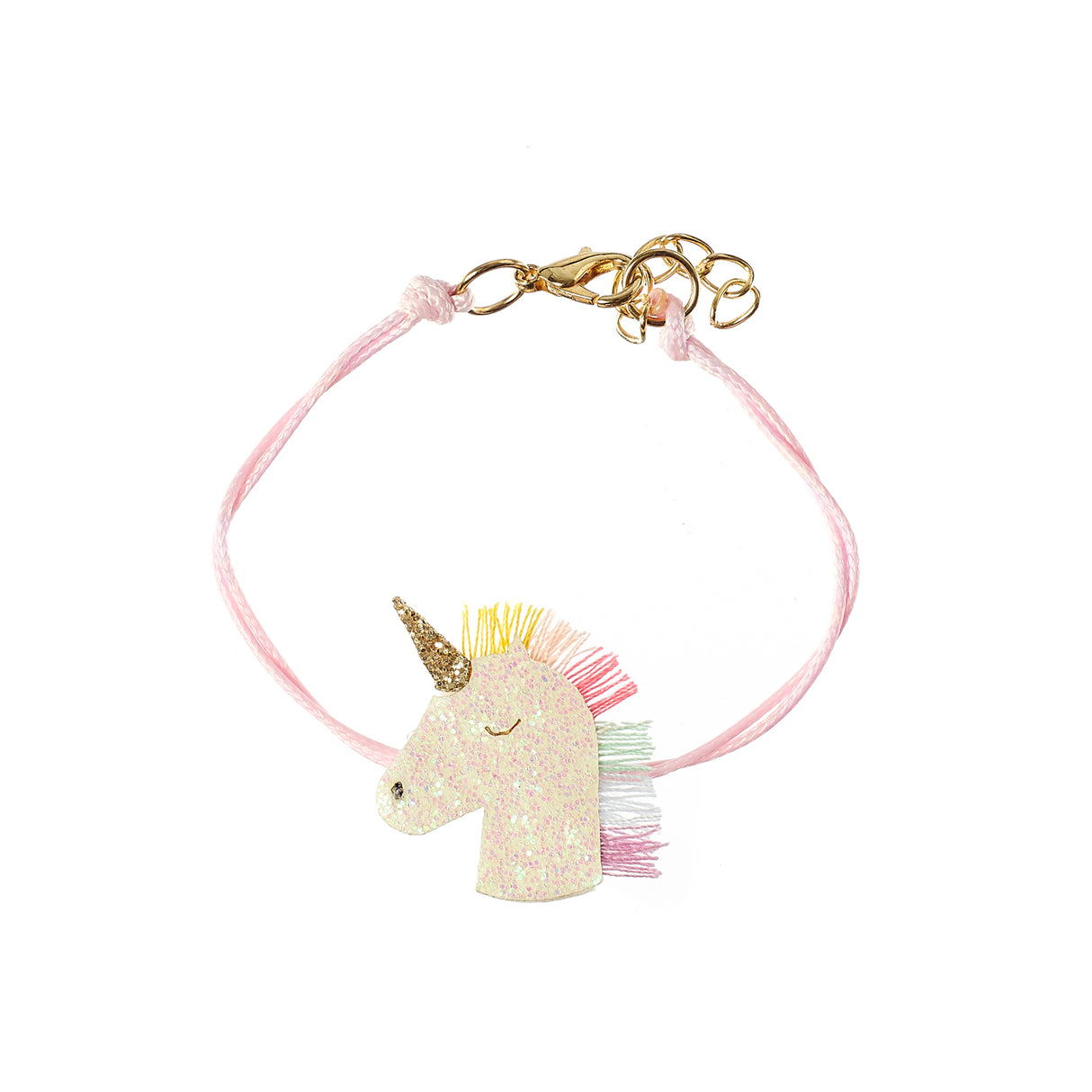 Regenbogen-Einhorn Armbandset