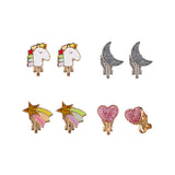 Clip Ohrringe Einhorn