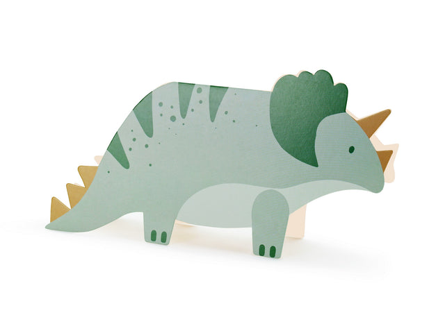 Einladungen Triceratops/ 6 StückPartyDecoEinladungen Triceratops/ 6 Stückkorbmayer. ganz besonders. für kinder.