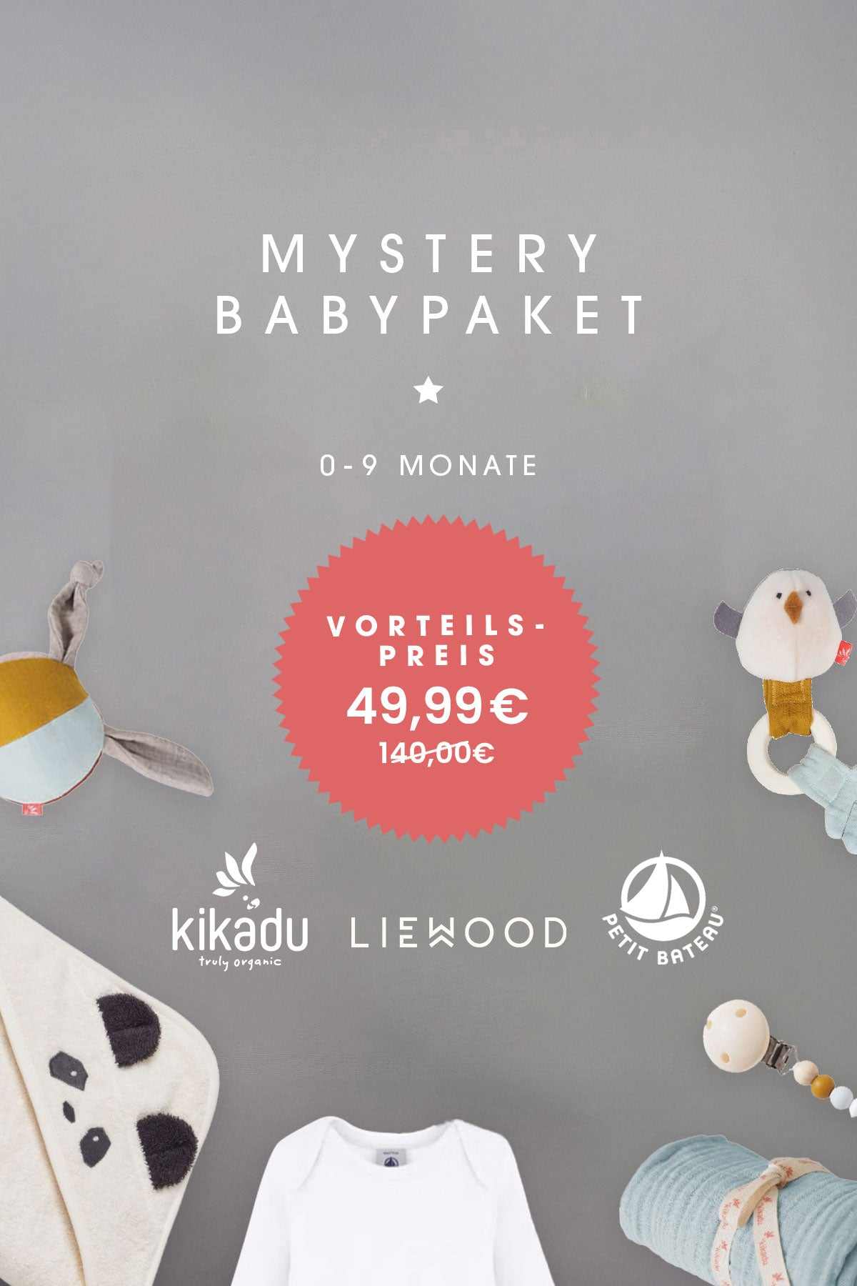 Mystery Baby-Paket 0-9 Monate/ Unisex