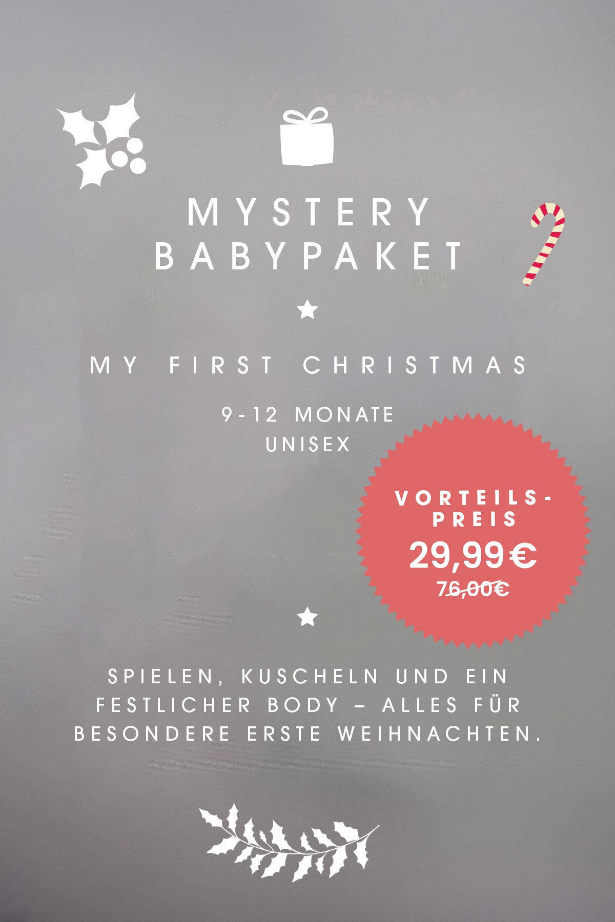 Mystery Baby-Paket my first xmas 9-12 Monate/ Unisex