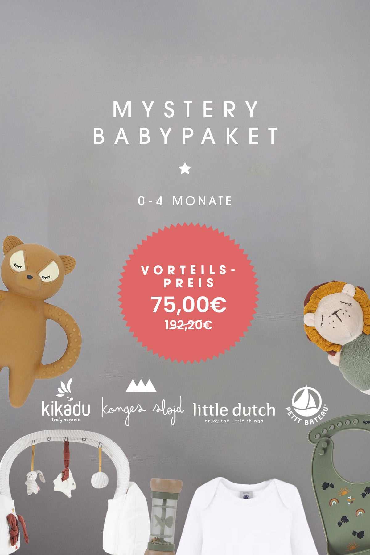 Mystery Baby-Paket 0-4 Monate/ Unisex