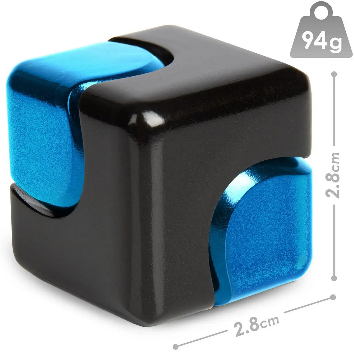 Fidget Spinner Cube - Black & Blue