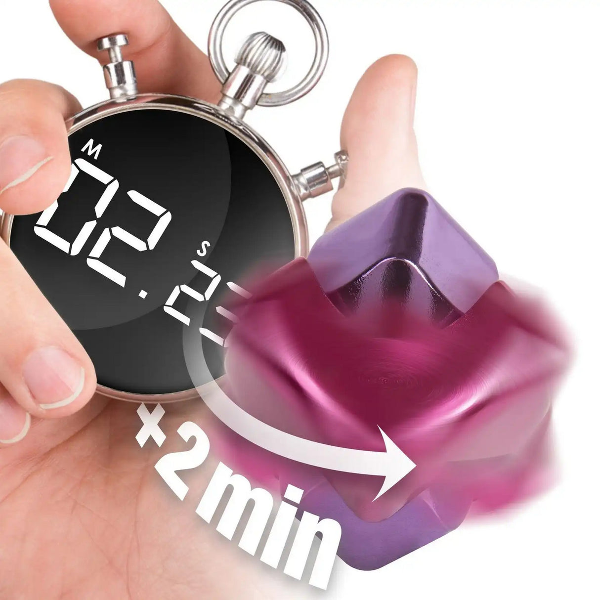 Fidget Spinner Cube - Pink & Purple