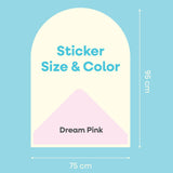 Magnetischer Wandsticker - Dream Pink