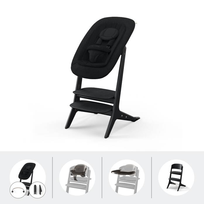 LEMO Platinum 4-in-1-Set Black Wood