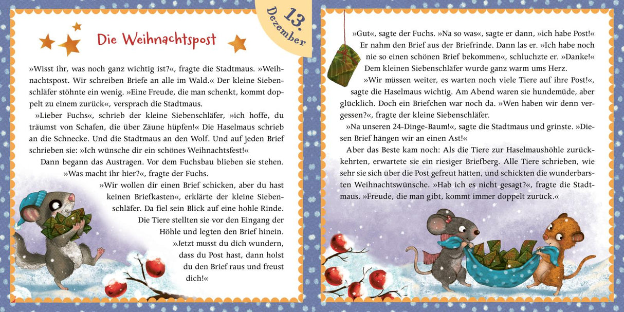 Der kleine Siebenschläfer / Adventsgeschichten aus dem Lichterwald - korbmayer. ganz besonders. für kinder.