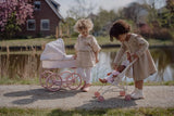 Puppenbuggy aus Metall/ Soft Flowers