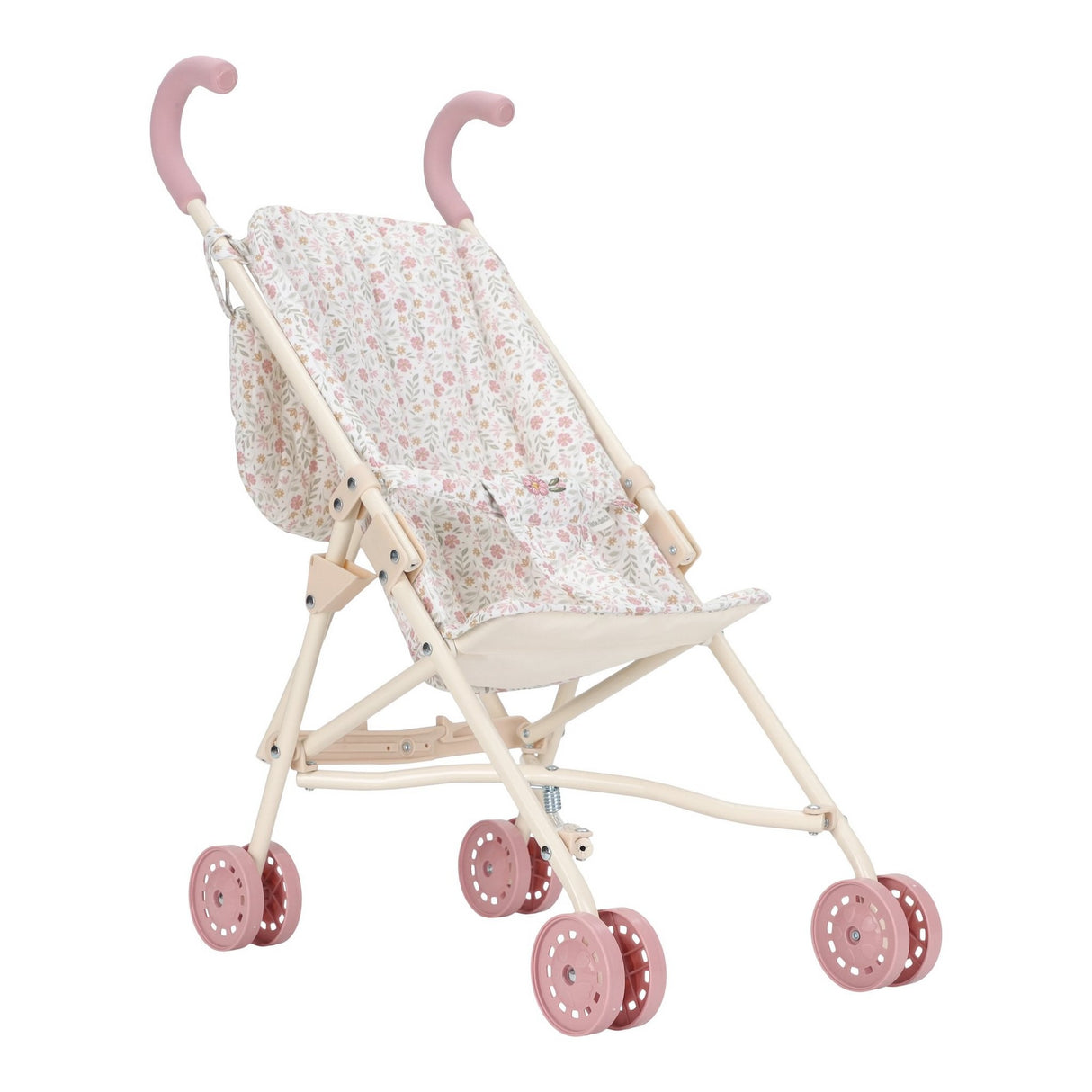Puppenbuggy aus Metall/ Soft Flowers