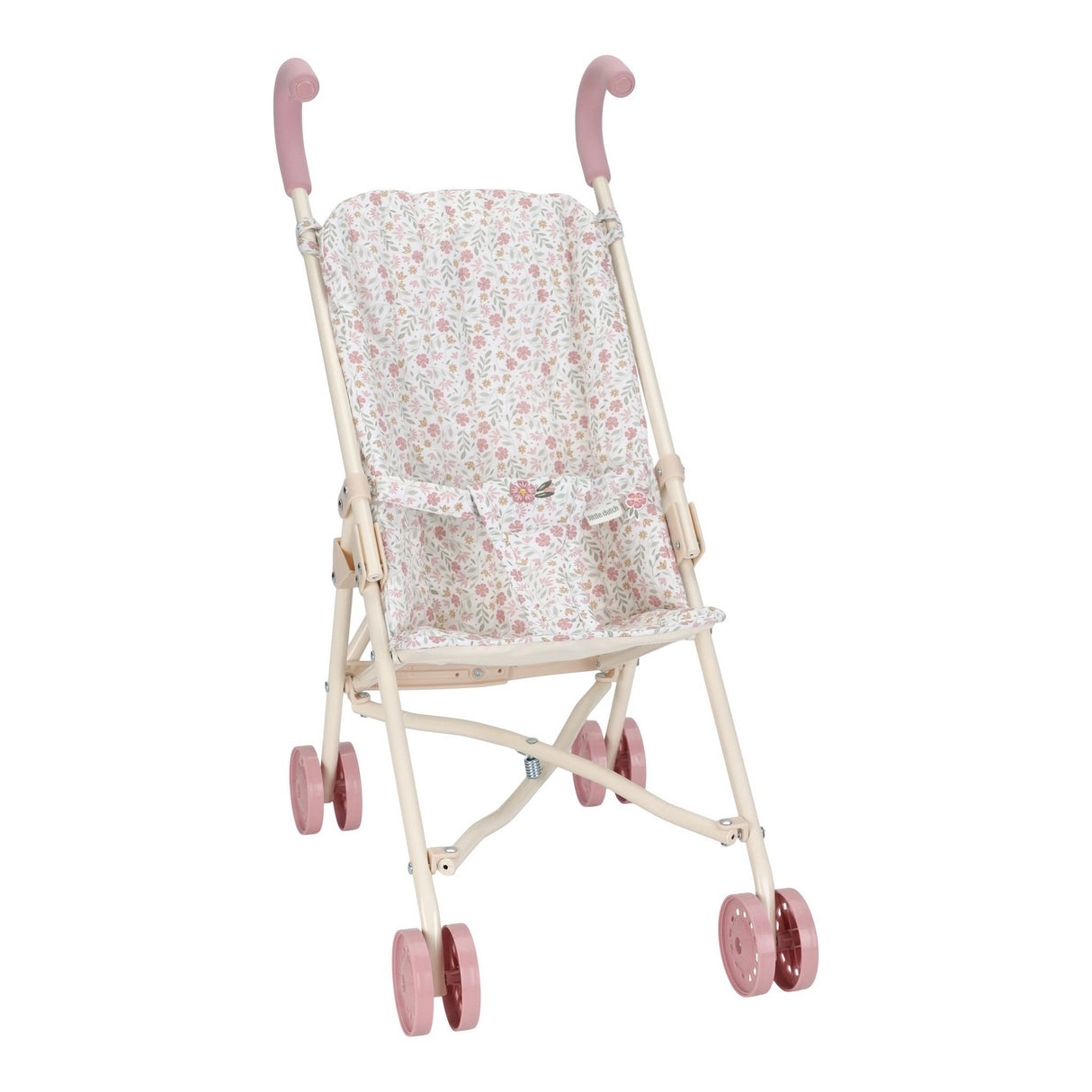 Puppenbuggy aus Metall/ Soft Flowers