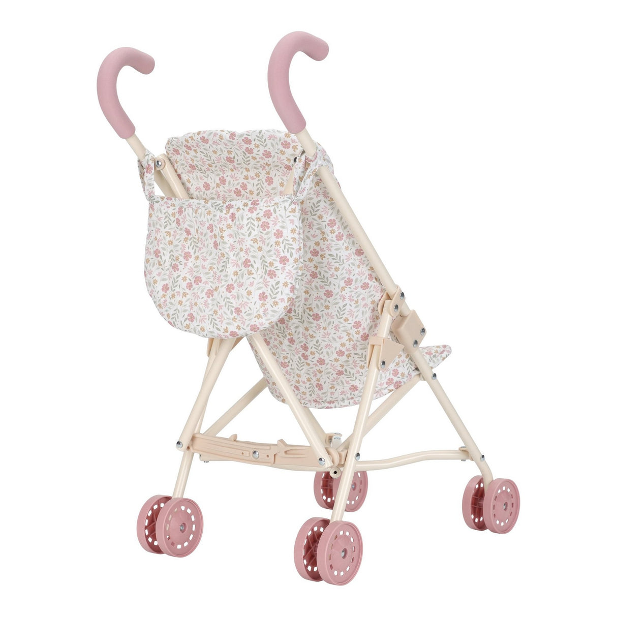 Puppenbuggy aus Metall/ Soft Flowers