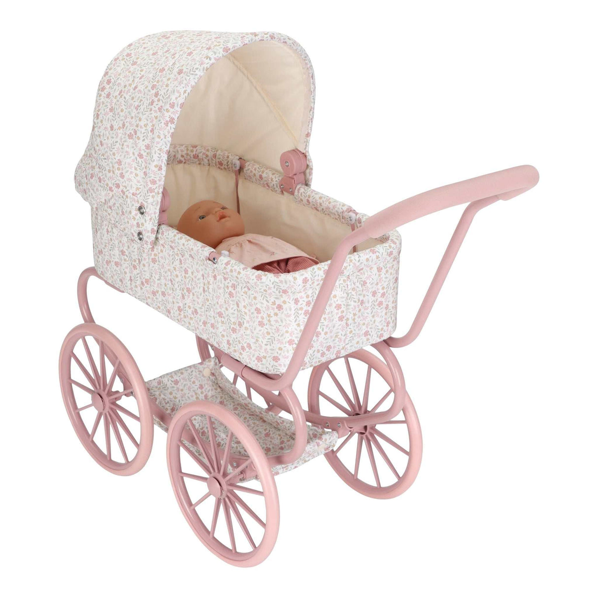 Metall Puppenwagen/ Soft Flowers